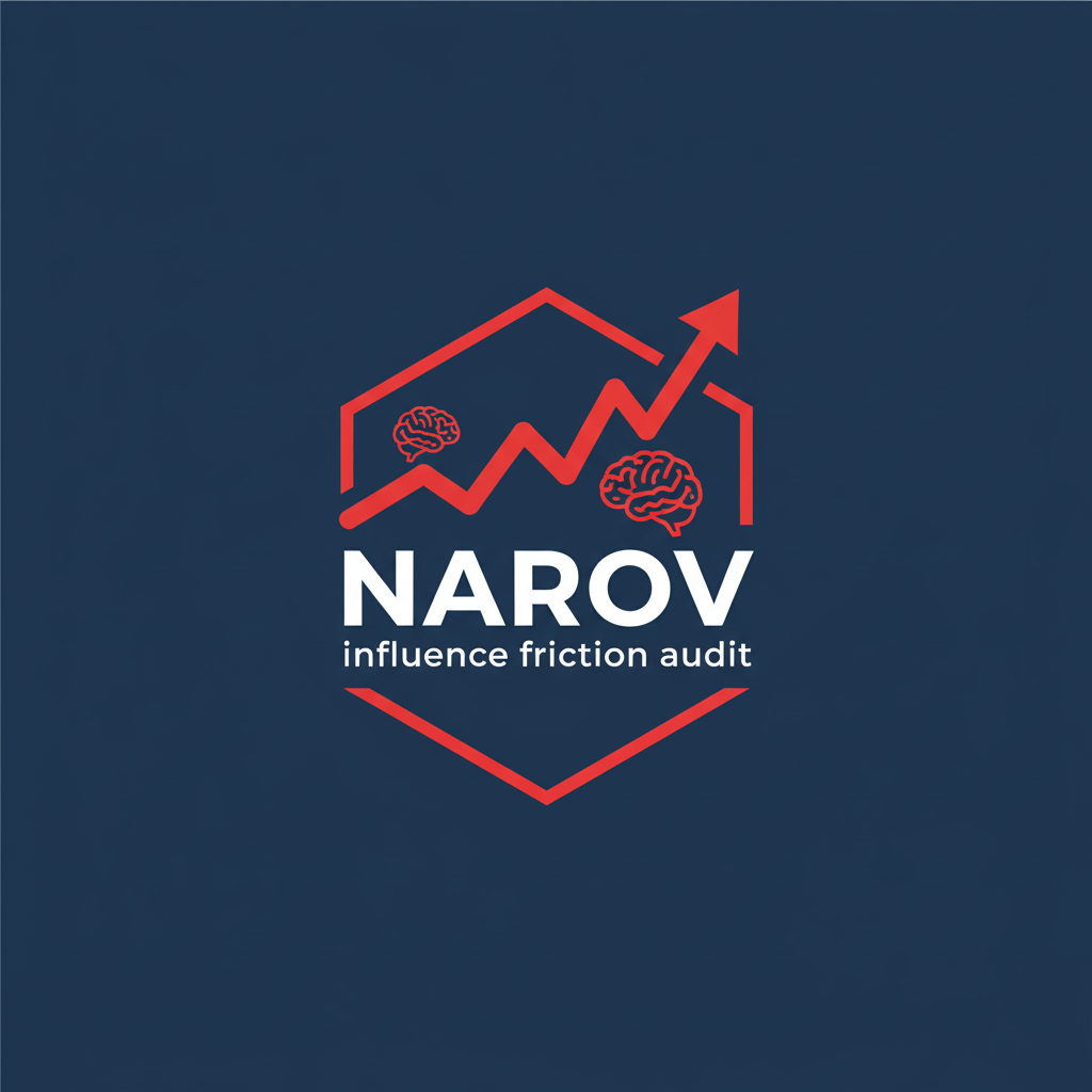 make the narov writing white. the writing under 'influence friction audit. and the shapes and the arrow and the brain red